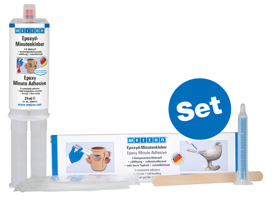Epoxyd-Minutenkleber | Universell einsetzbarer, hochtemperaturbeständiger Epoxidharzklebstoff