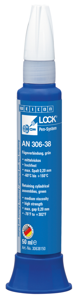 WEICONLOCK® AN 306-38 Retaining Cylindrical
Assemblies | high strength, with drinking water approval WEICONLOCK® AN 306-38 Retaining Cylindrical
Assemblies | high strength, with drinking water approval