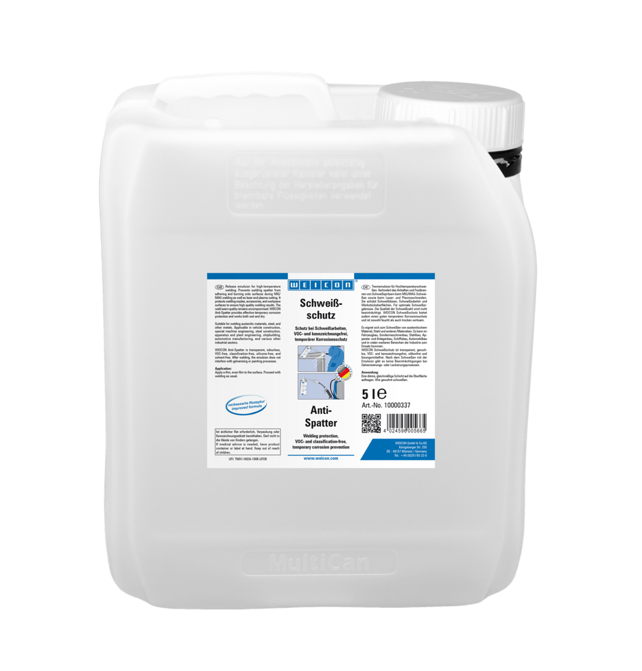 Anti-Spatter | VOC-free, non-hazardous protection for welding applications