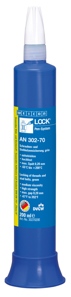 WEICONLOCK® AN 302-70 Schrauben- und Stehbolzensicherung | hochfest, mittelviskos, mit Trinkwasserzulassung