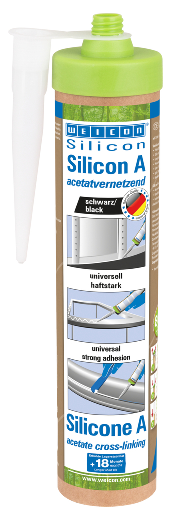 Silicon A | acetatvernetzender und fungizid eingestellter Dichtstoff
