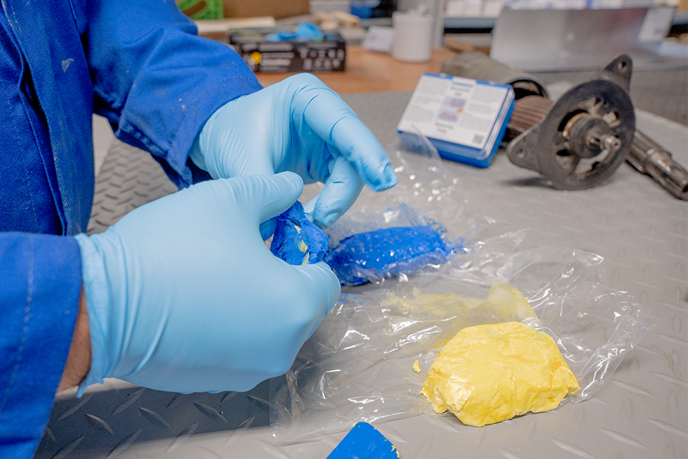 Epoxydharz-Kitt Anwendungsbild