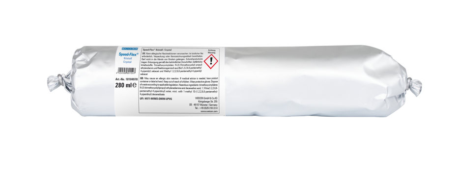 Speed-Flex® Kristall | Kleb- und Dichtstoff für kristallklare Verklebungen auf MS-Polymer-Basis
