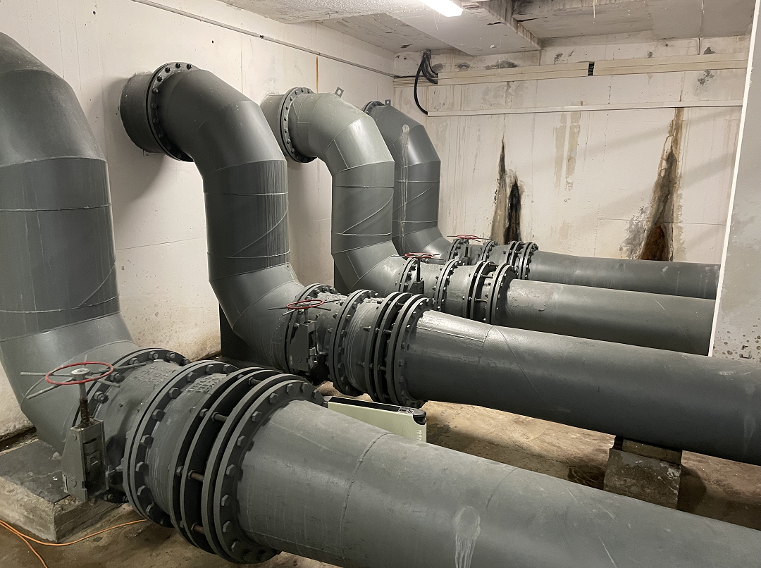 pipes, valves, industrial, piping, basement