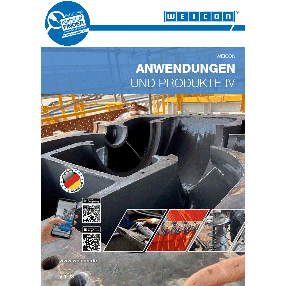 Thumbnail des Flyers Anwendungen und Produkte Version 4 von Weicon