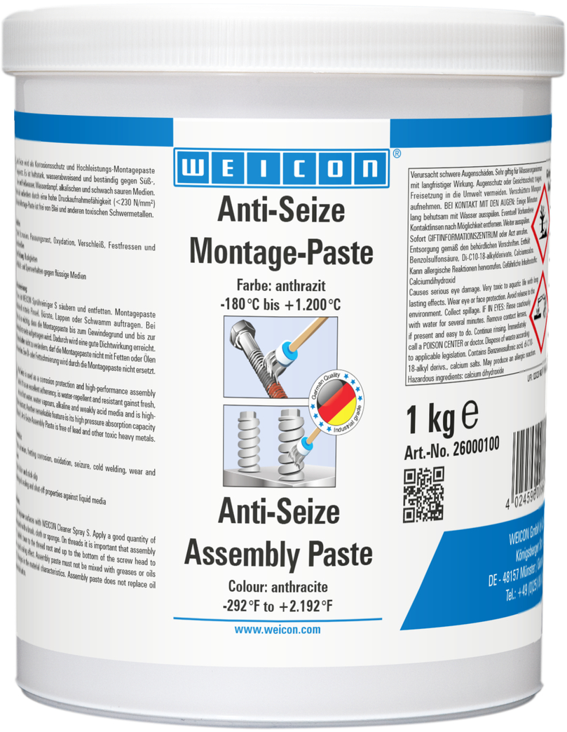 Anti-Seize Montagepaste | Schmier- und Trennmittelpaste