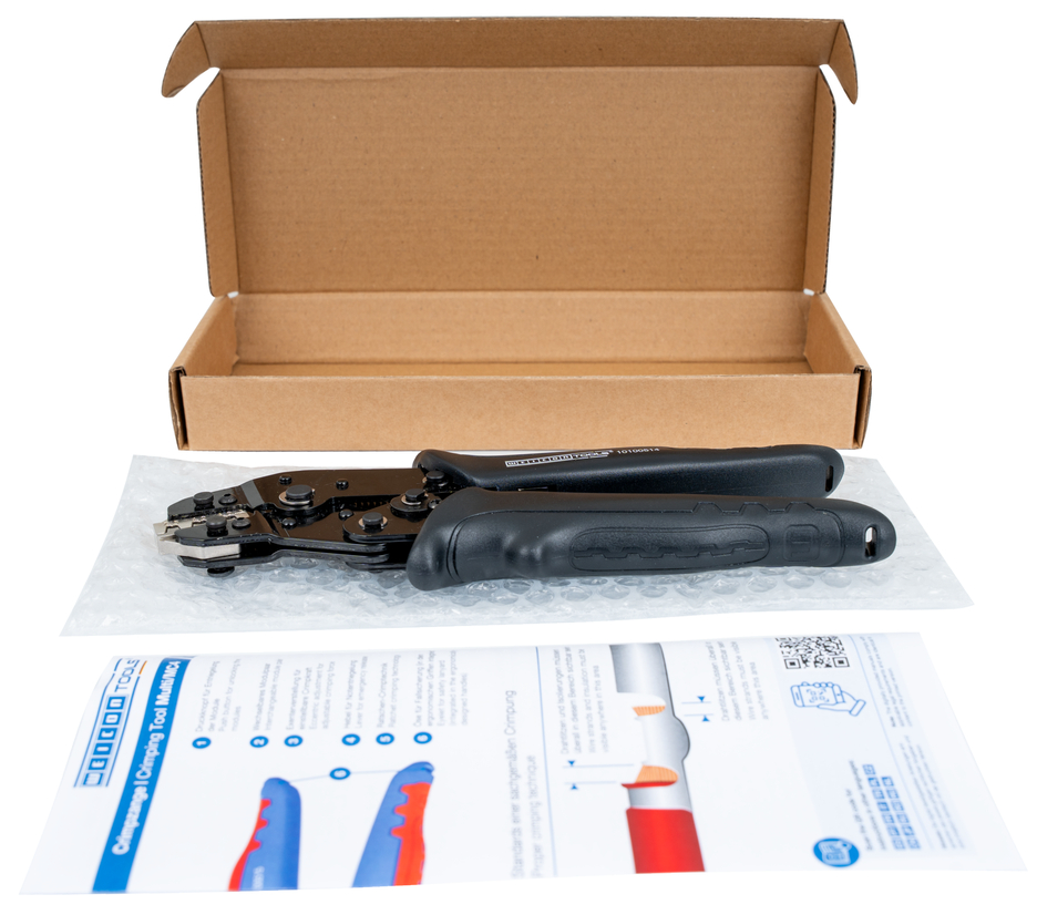 Crimp tool MC4
 | for crimping MC4 connectors in photovoltaic systems (2.5, 4 & 6 mm², AWG 14-10)