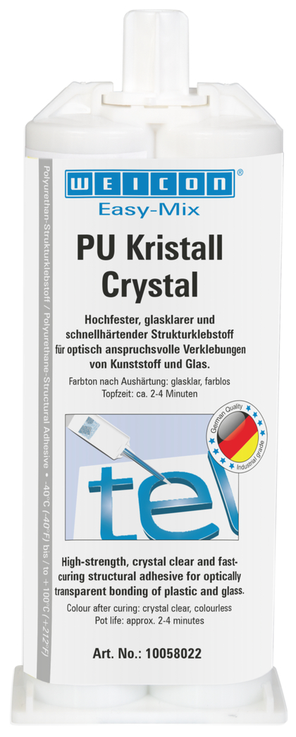 Easy-Mix PU Crystal Polyurethane Adhesive | polyurethane adhesive, crystal clear