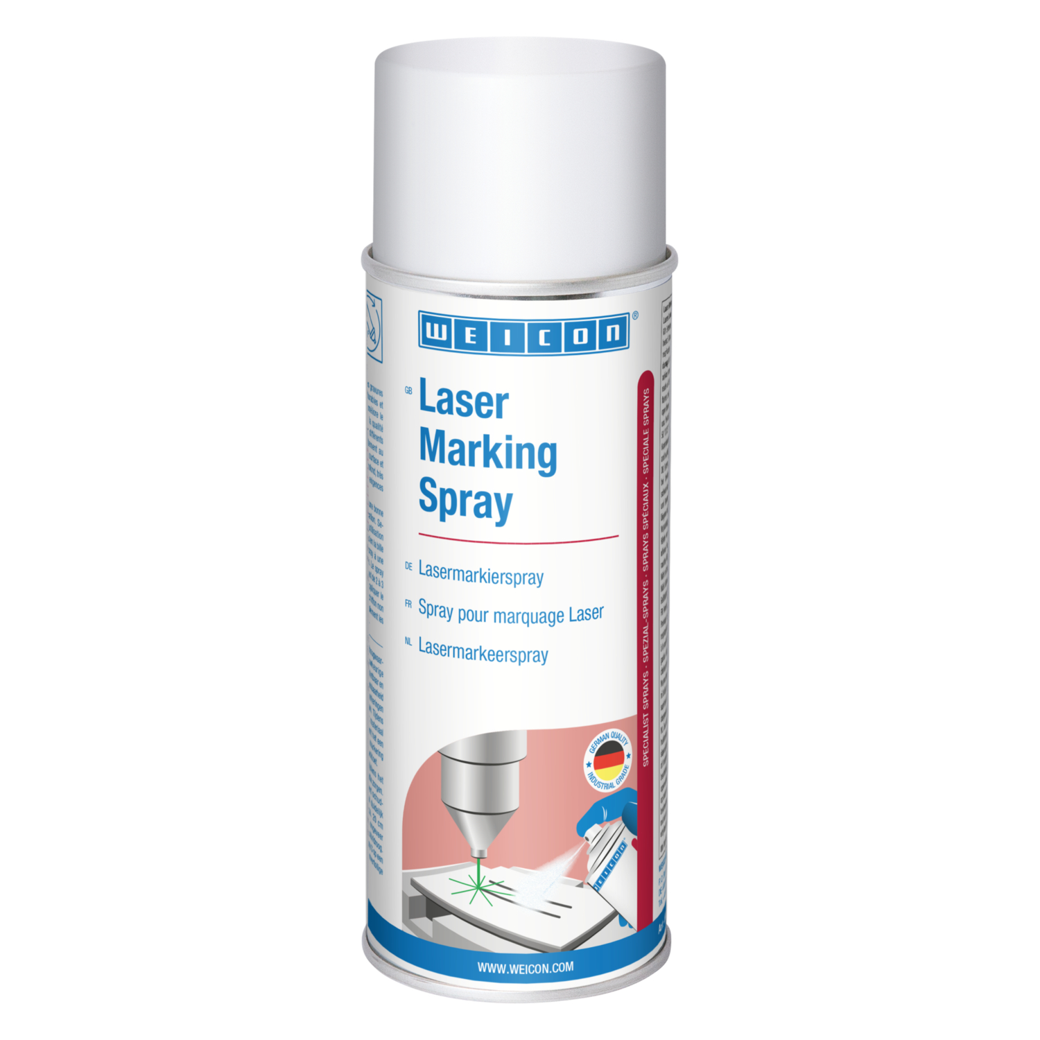 WEICON Laser Marking Spray | Special spray for enhancing contrast in laser engravings