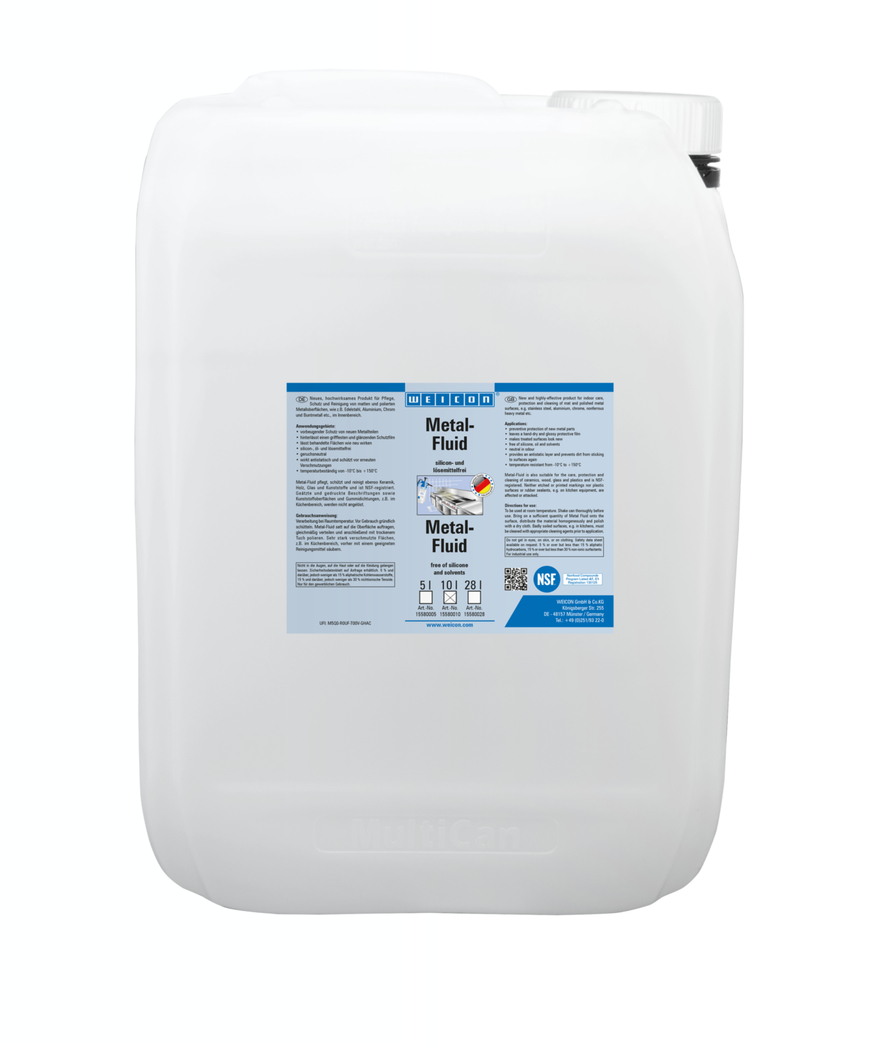 Metal-Fluid | solvent-free care and protection emulsion for metals Metal-Fluid | solvent-free care and protection emulsion for metals