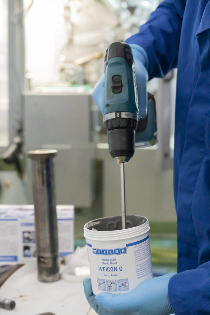 WEICON C | aluminium-filled epoxy resin system for repairs and moulding