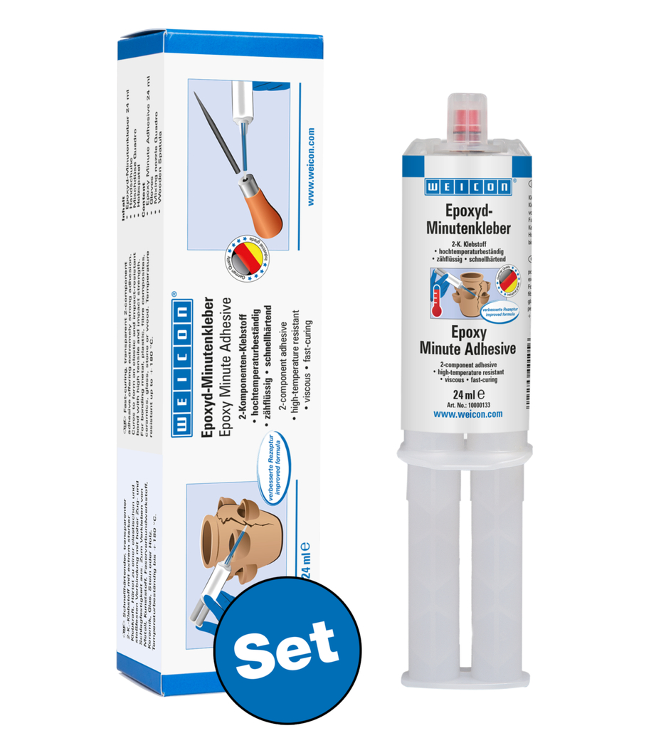 Epoxyd-Minutenkleber | Universell einsetzbarer, hochtemperaturbeständiger Epoxidharzklebstoff