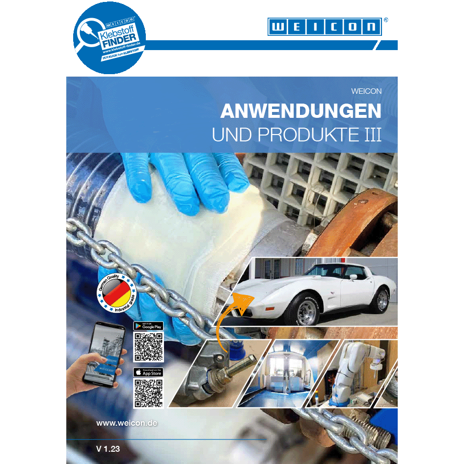 Thumbnail des Flyers Anwendungen und Produkte Version 3 von Weicon