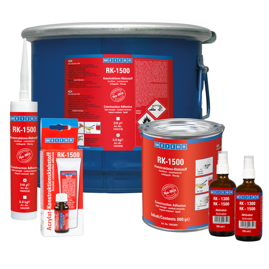 RK-1500 | Acrylat-Strukturklebstoff, flüssiger No-Mix Klebstoff RK-1500 | Acrylat-Strukturklebstoff, flüssiger No-Mix Klebstoff