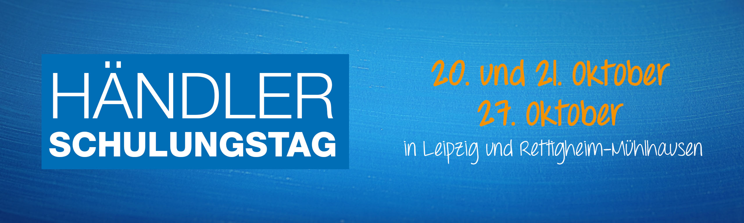 event, poster, blue background, orange text, Freizeit