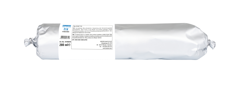 WEICON Green Tube Flex 310 M F1X | Kleb- und Dichtstoff mit sehr hoher Anfangshaftung auf MS-Polymer-Basis, temperaturbeständig bis 180°C