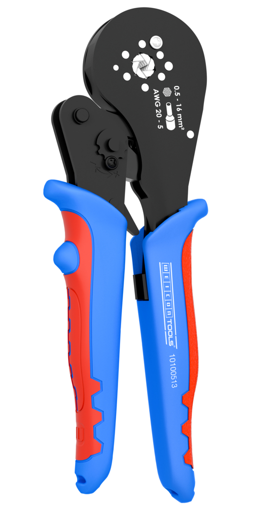 Crimp tool 16mm² HEX
 | hexagonal crimp for easy insertion into round terminals