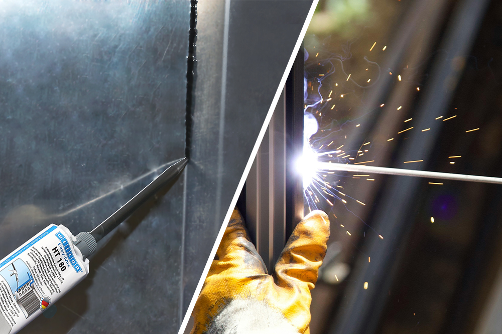  Erst kleben, dann schweissen Produktbild Anwendung