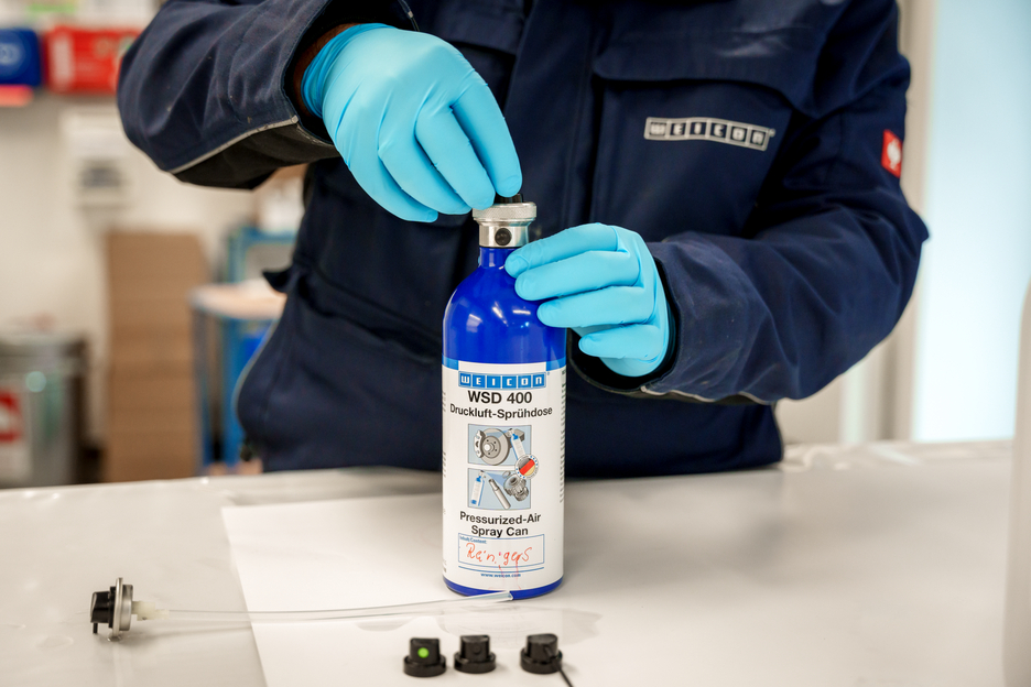 WSD 400 Druckluft-Sprühdose | wiederbefüllbar