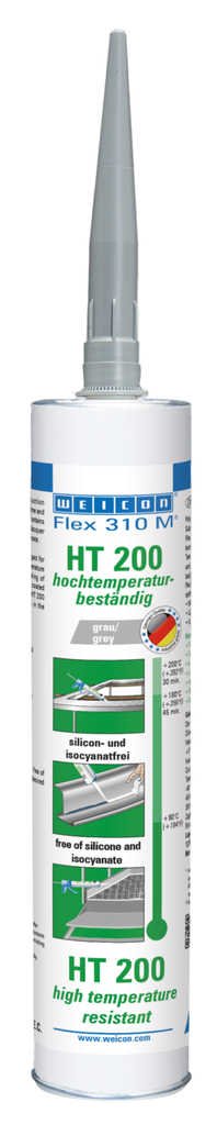 Flex 310 M® HT 200 | Kleb- und Dichtstoff mit hoher Anfangshaftung – ideal für Pulverbeschichtung und hitzebeständig bis 200 °C