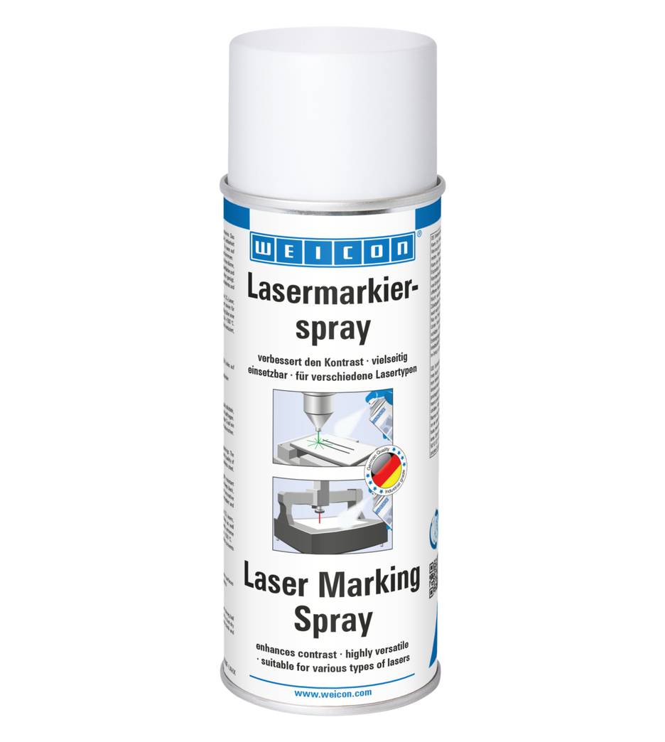 WEICON Laser Marking Spray | Special spray for enhancing contrast in laser engravings