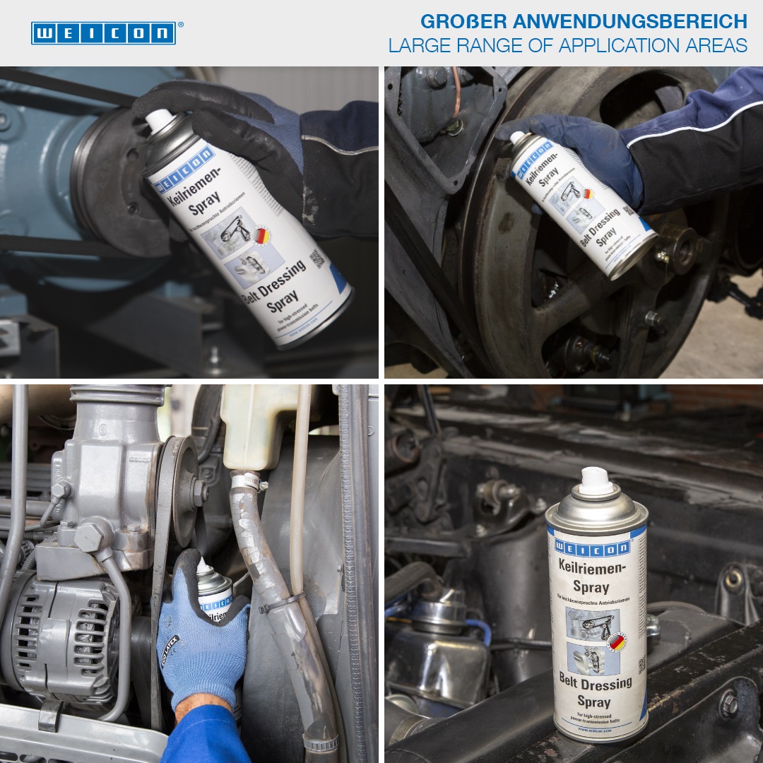 Belt Dressing Spray | transparent belt coating
