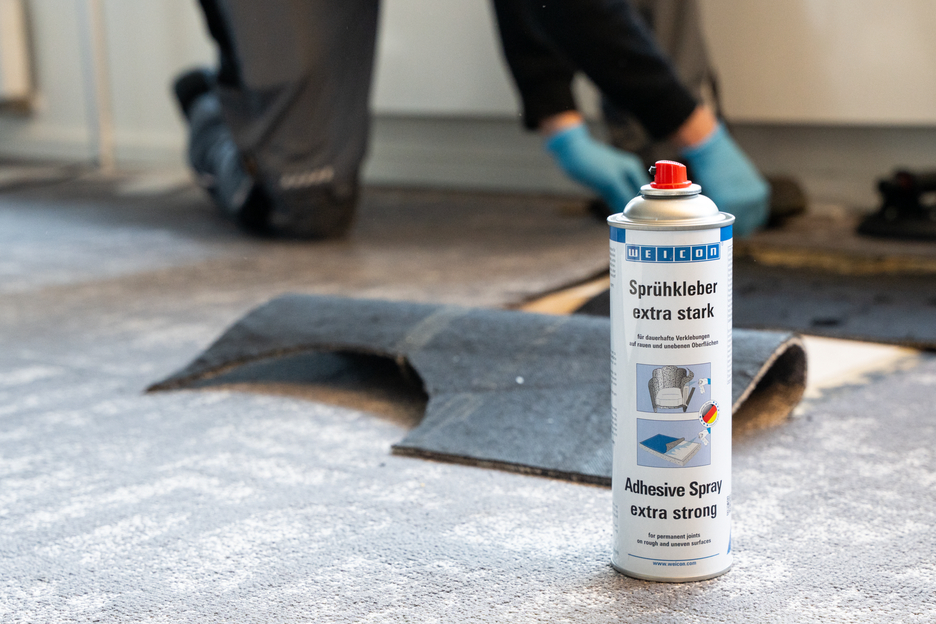 Adhesive Spray extra strong | sprayable contact adhesive for strong and permanent bonding of felt, artificial leather and insulating materials