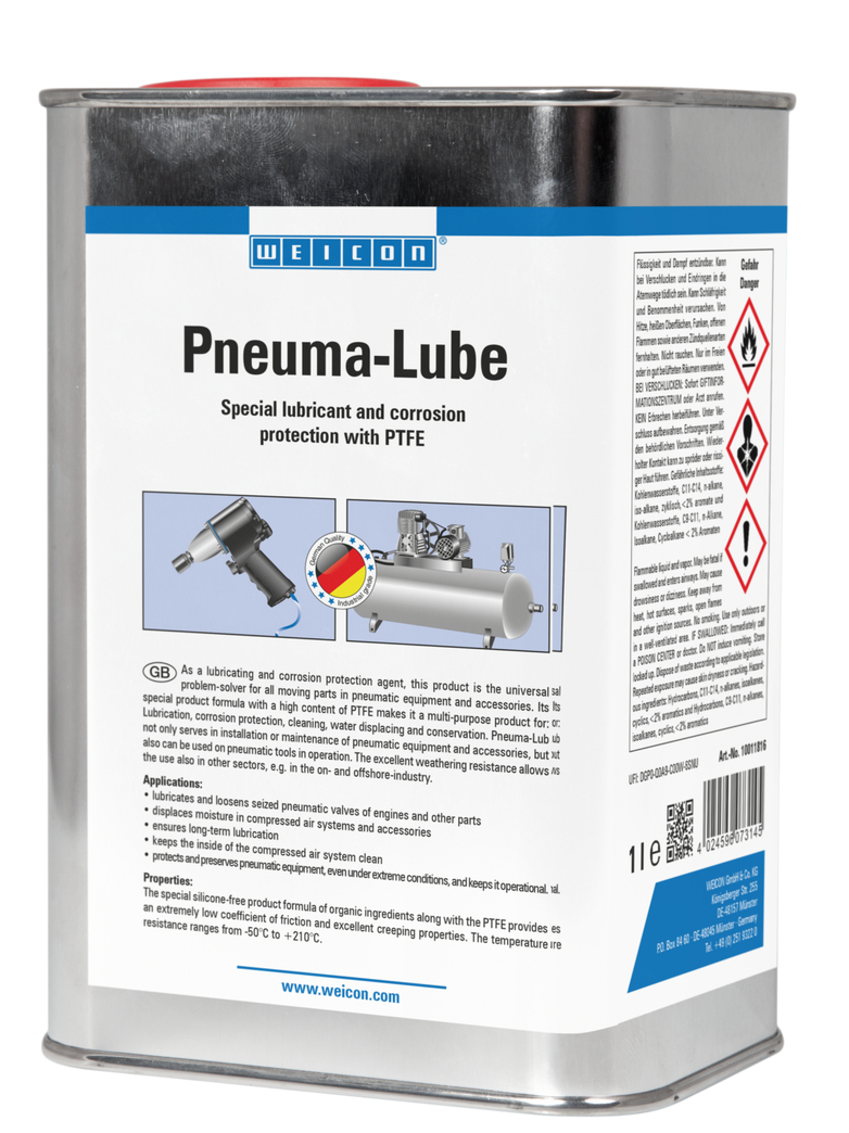 Pneuma-Lube | lubricant with PTFE for pneumatic tools