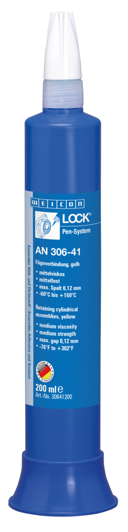 WEICONLOCK® AN 306-41 Retaining Cylindrical
Assemblies | for bearings, shafts and bushes, high medium strength, medium viscosity