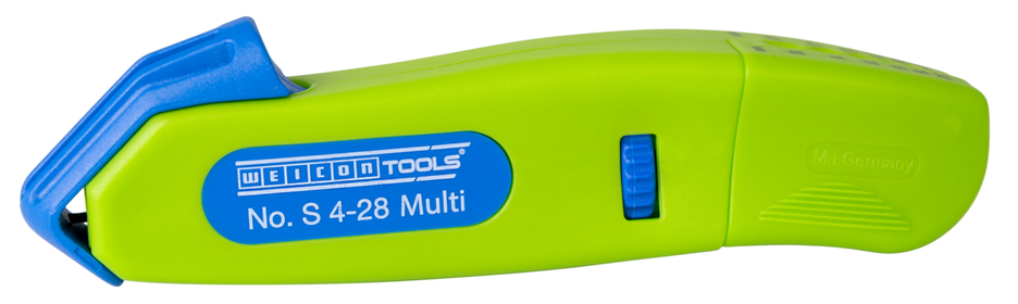 Cable Stripper No. S 4 - 28 Multi Green Line | Stripping tools made from up to 97% renewable raw materials I with integrated stripping function I working range 4 - 28 mm Ø