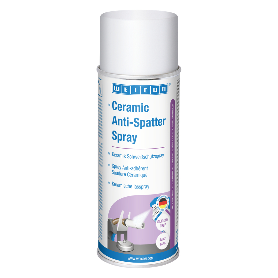 Keramik Schweißschutzspray | silikonfreie Schutzbeschichtung mit hohem Feststoffanteil