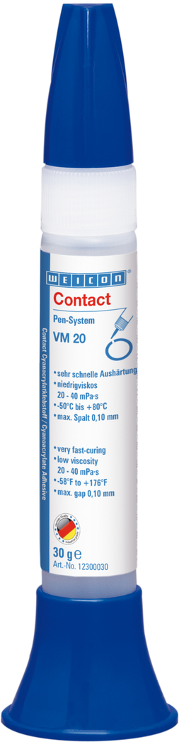 VM 20 Cyanoacrylate Adhesive | instant adhesive with low viscosity for metal VM 20 Cyanoacrylate Adhesive | instant adhesive with low viscosity for metal