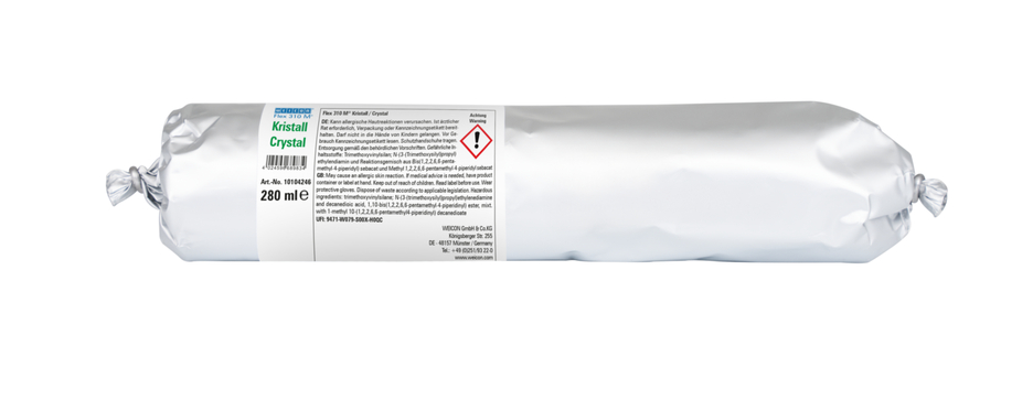 Flex 310 M® Crystal | MS polymer-based elastic adhesive for versatile use