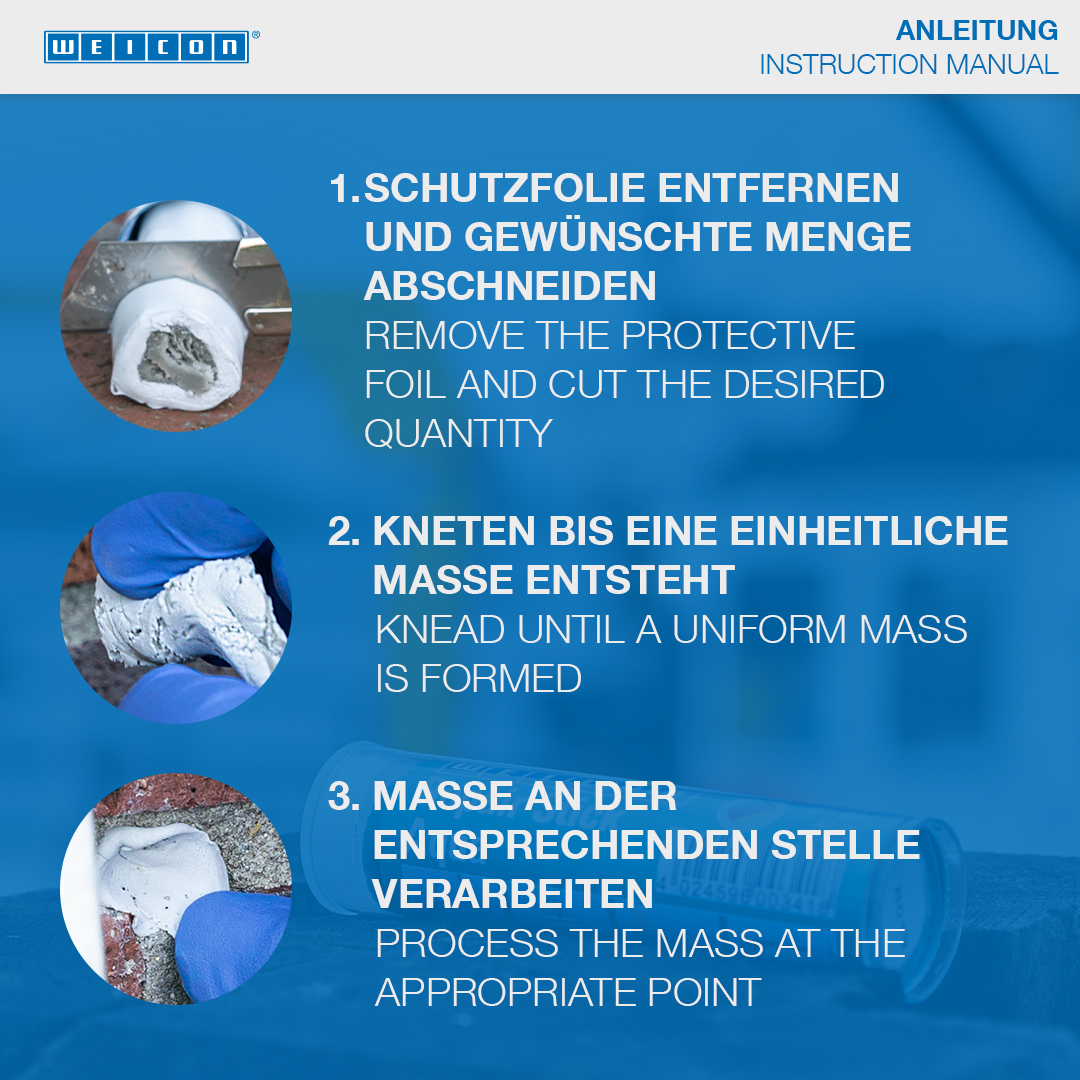 Repair Stick Aqua | Reparaturknete für Unterwasseranwendungen
