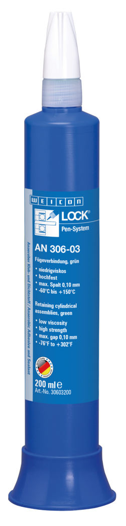 WEICONLOCK® AN 306-03 Fügeverbindung | für Lager, Wellen und Buchsen, hochfest, niedrigviskos