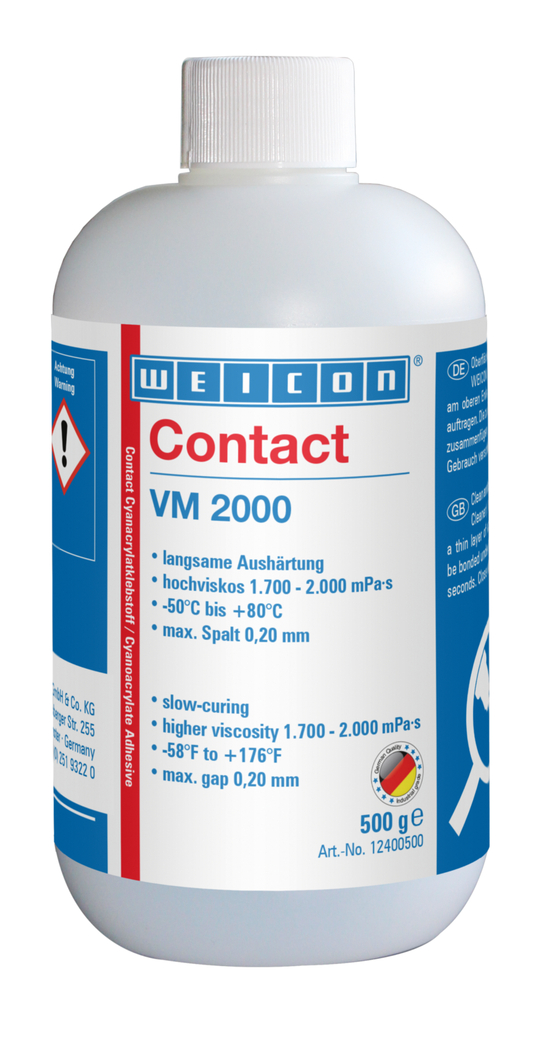 VM 2000 Cyanoacrylate Adhesive | instant adhesive with high viscosity for metal