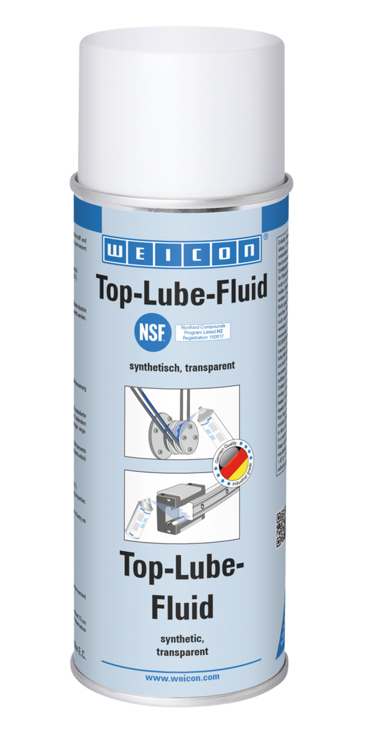 Top-Lube-Fluid | synthetic adhesive lubricant for the food sector NSF H2 Top-Lube-Fluid | synthetic adhesive lubricant for the food sector NSF H2