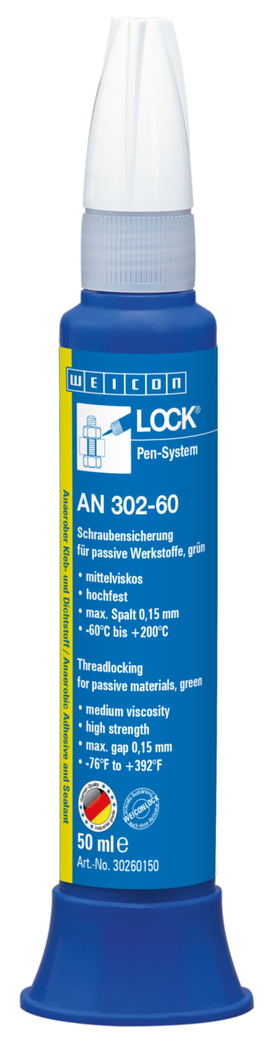 WEICONLOCK® AN 302-60 Schraubensicherung | für passive Werkstoffe, hochfest WEICONLOCK® AN 302-60 Schraubensicherung | für passive Werkstoffe, hochfest