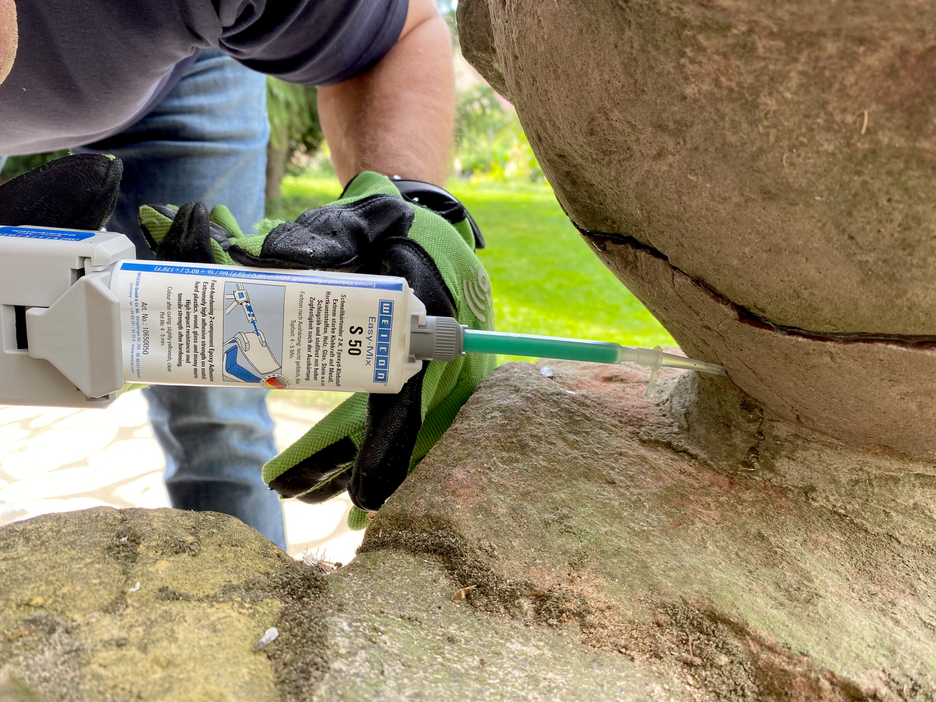 Easy-Mix S 50 | Hochtemperaturbeständiger Epoxidharz-Klebstoff für schnelle Reparatur- und Wartungsarbeiten
