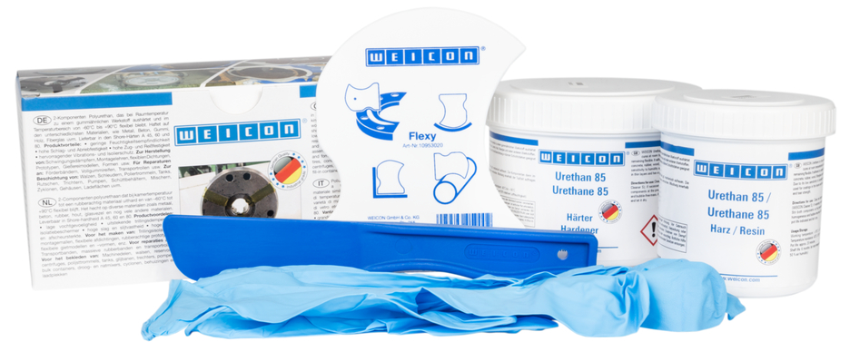 Urethane 85 | Pasty polyurea repair and coating compound, work package Urethane 85 | Pasty polyurea repair and coating compound, work package