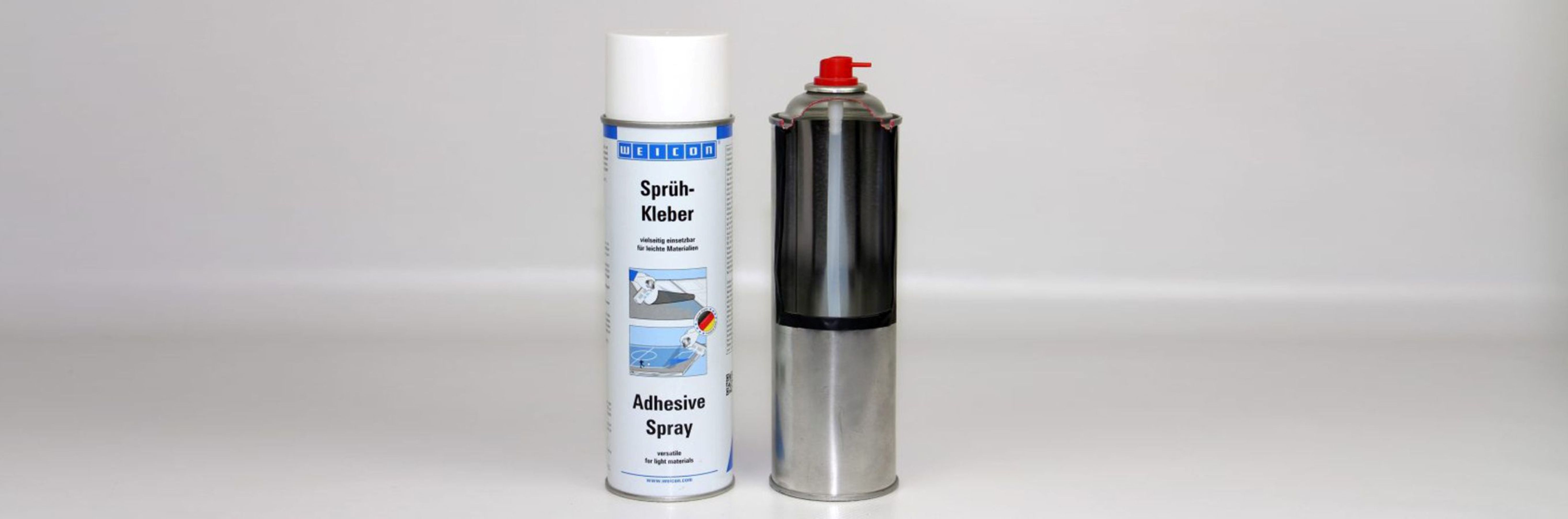 adhesive spray, aerosol can, spray adhesive, metal container, red nozzle