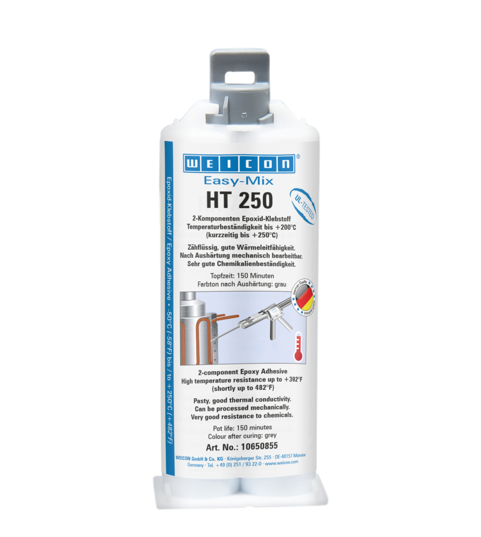 Easy-Mix HT 250 | Epoxid-Klebstoff hochtemperaturbeständig bis 250°C Easy-Mix HT 250 | Epoxid-Klebstoff hochtemperaturbeständig bis 250°C