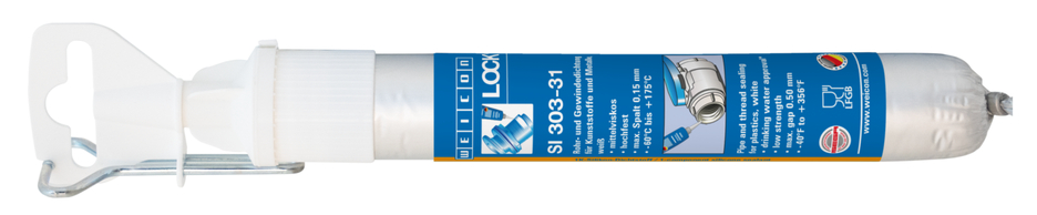 WEICONLOCK® SI 303-31 Rohr- und Gewindedichtung | niedrigfest, hochviskos, ISEGA-zertifiziert