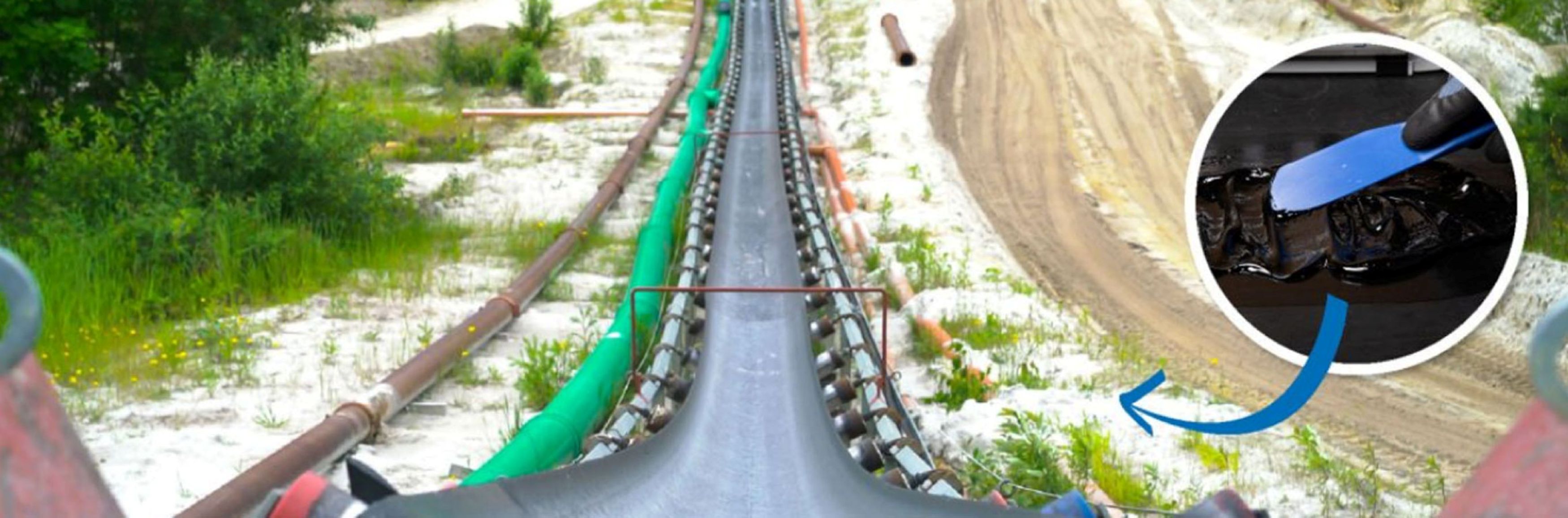 conveyor belt cleaner, scraper blade, blue plastic, industrial equipment, belt maintenance