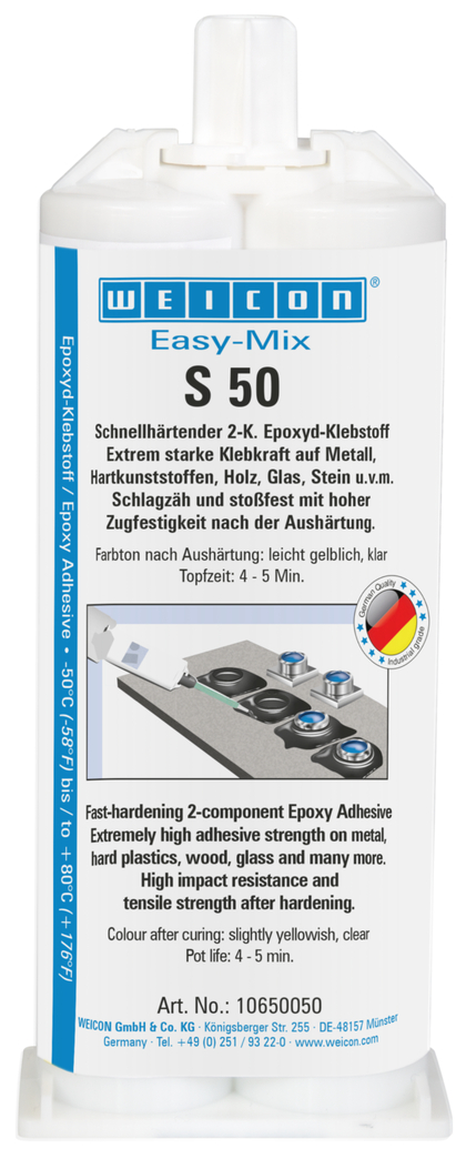 Easy-Mix S 50 | Epoxid-Klebstoff für schnelle Reparatur- und Wartungsarbeiten