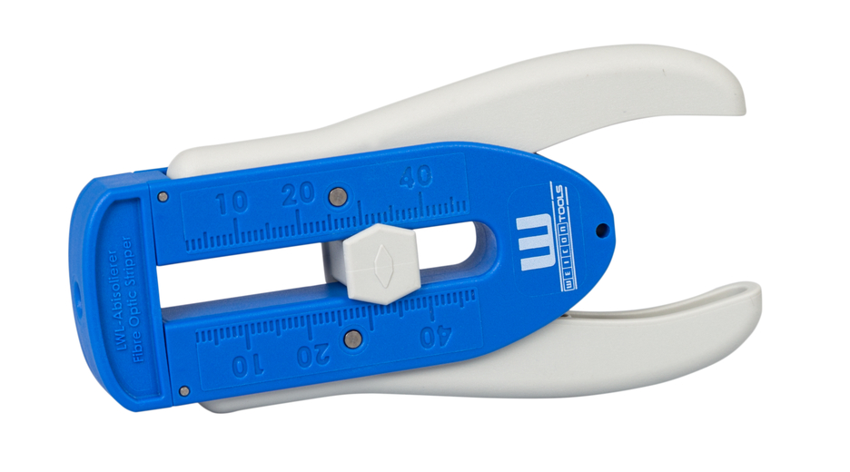 Fibre Optic Stripper  | for stripping fibre optic cables Ø 0,125 mm I precise work due to adjustable length stop from 5 - 45 mm