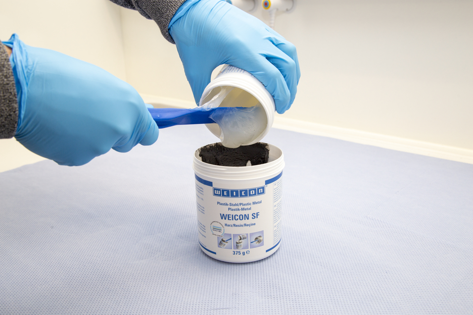 WEICON SF | stahlgefülltes Epoxidharz-System für Reparatur und Formgebung DNV-zertifiziert