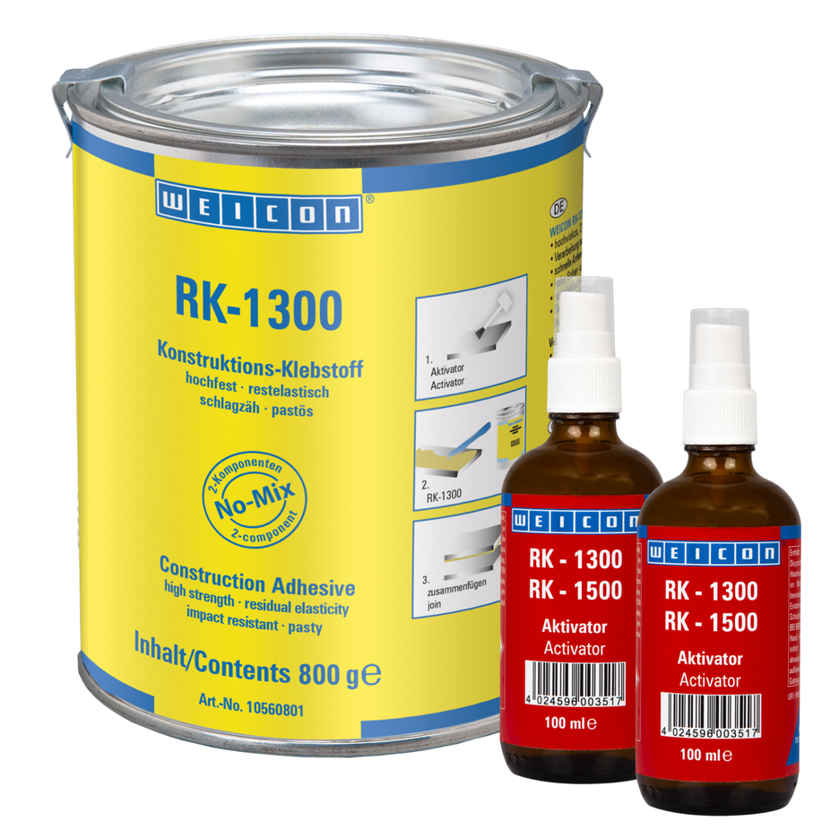 RK-1300 Structural Acrylic Adhesive | acrylic structural adhesive, pasty no-mix adhesive