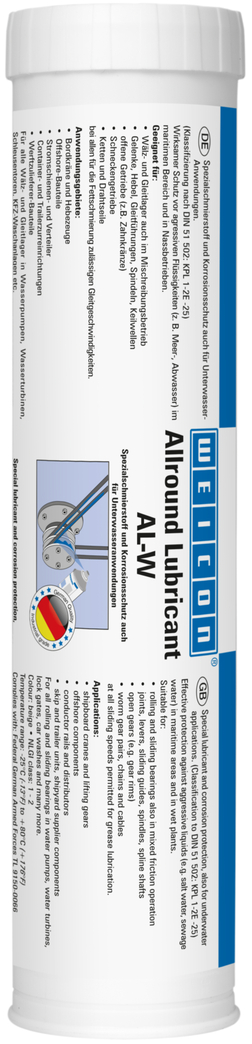 AL-W High-Performance Grease | Special lubricant also for underwater applications AL-W High-Performance Grease | Special lubricant also for underwater applications