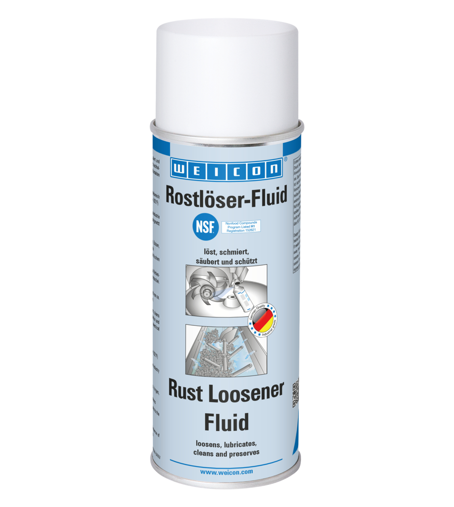 Rostlöser-Fluid | Kriech- und Pflegeöl für den Lebensmittelbereich NSF H1 Rostlöser-Fluid | Kriech- und Pflegeöl für den Lebensmittelbereich NSF H1